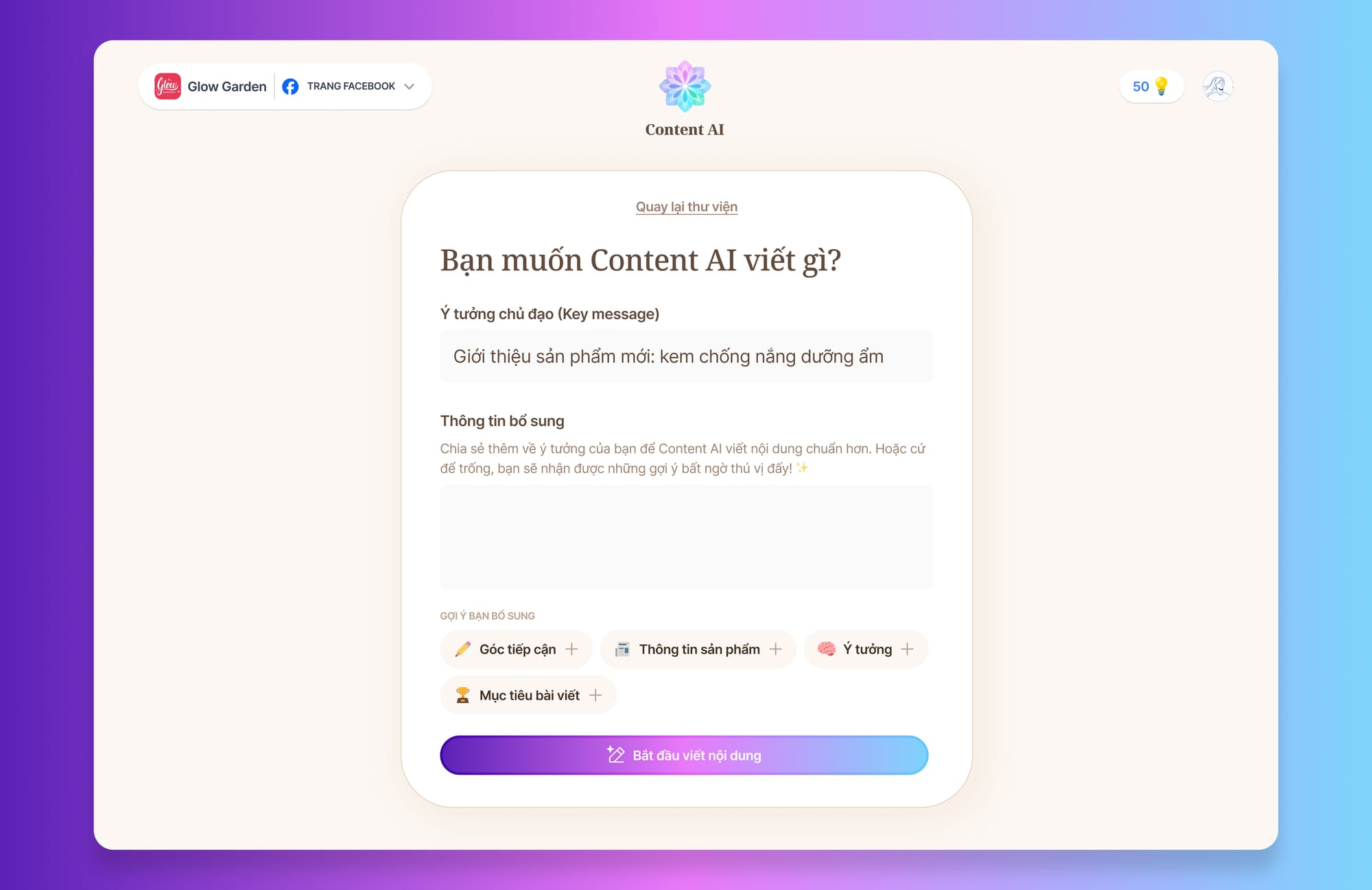 Công cụ viết content chuẩn DNA thương hiệu